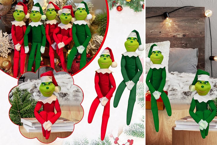 The Grinch on the Shelf Inspired Elf Doll-1