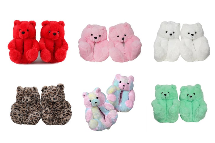 Fluffy-Teddy-Bear-Slippers-4