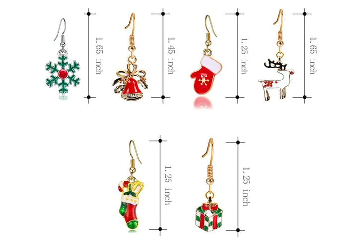 6-Pairs-Christmas-Drop-Earrings-Creative-Fashion-Jewelry-9