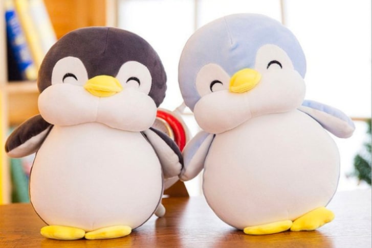 Penguin cheap plush pillow