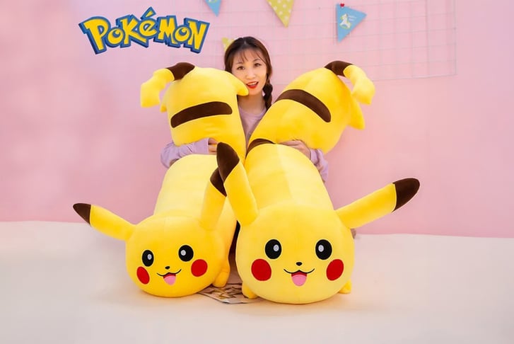 Giant Pikachu-Inspired Plush Pillow-1