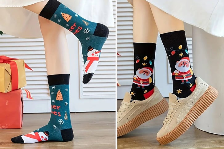 _Pairs-Christmas-Holiday-Socks-Funny-Cotton-Knit-Socks-1