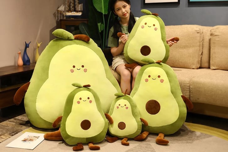 Cute Avocado Plush Pillow Deal - Wowcher