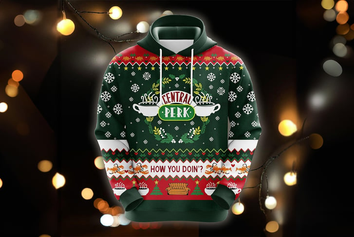 Festive hoodie clearance