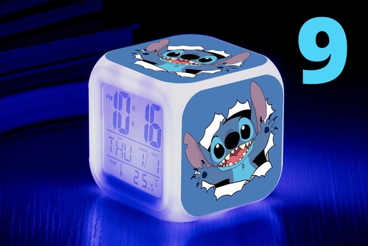 Lilo-&-Stitch-Inspired-LED-Alarm-Clock-11