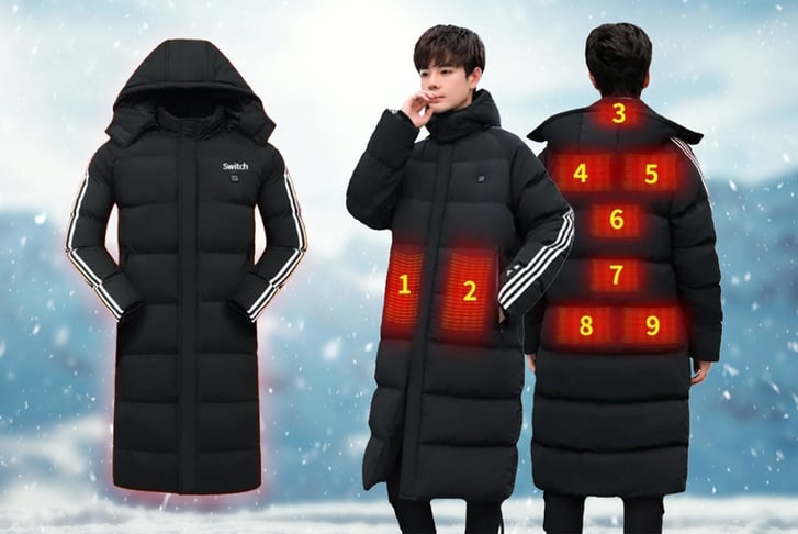 Heater jacket for winter best sale