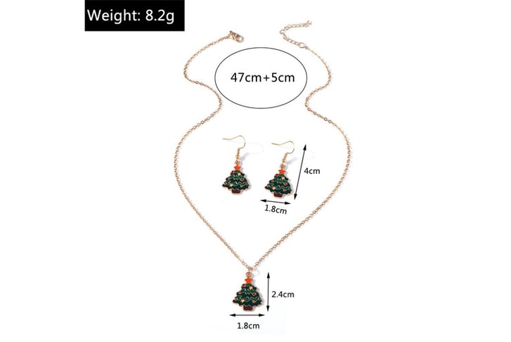 Christmas-themed-necklace-and-earring-set-8