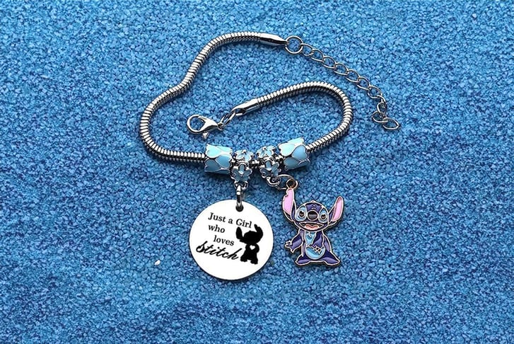 Adjustable “Lilo and Stitch” Inspired Bracelet - Wowcher