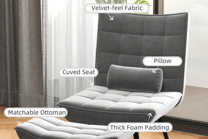 Armless-Accent-Chair-with-Footstool-Set-6