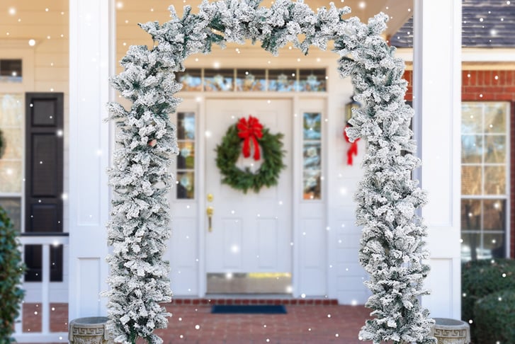 Christmas outdoor deals arch