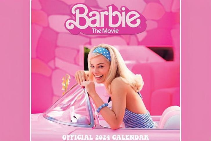 Calendar barbie hot sale