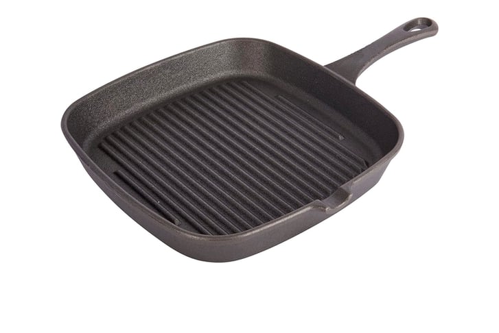 Cast-Iron-Griddle-Pan-Non-Stick-Square-Frying-Grill-Fry-Skillet-Kitchen-Cookware-24-hour-next-day-option-2