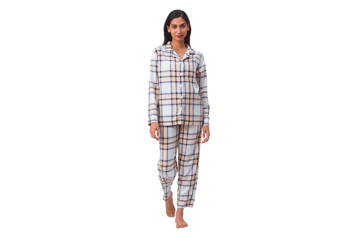 Women's-Cotton-Supersoft-Checkered-Pajama-Set-2