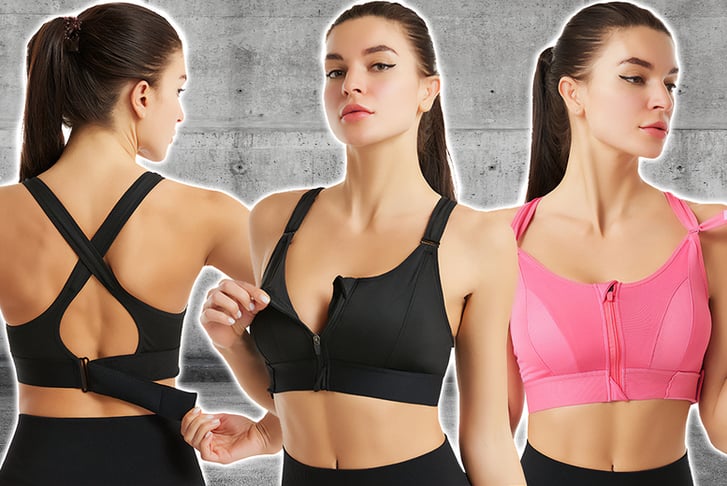 Adjustable and Supportive Sports Bra for Women Deal - Wowcher