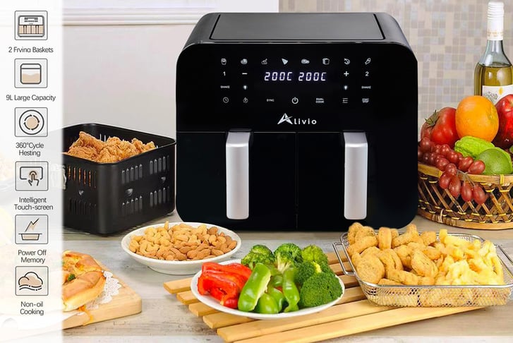 Dual-Air-Fryer-with-Visual-Window-1