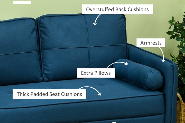 Blue-Upholstered-Loveseat-2-Seater-Sofa-6