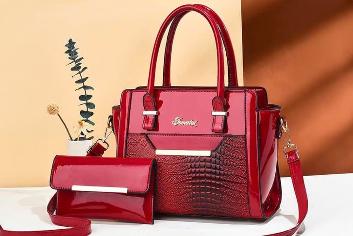 Crocodile print handbags best sale