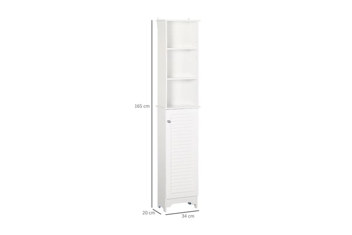 32223853-Freestanding-6-Tier-Tall-White-Bathroom-Storage-Cabinet-7