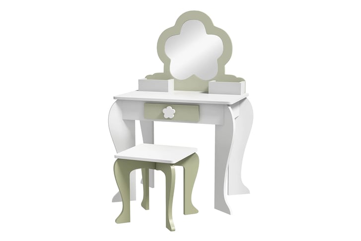 Kids-Vanity-Table-with-Mirror-and-Stool-9