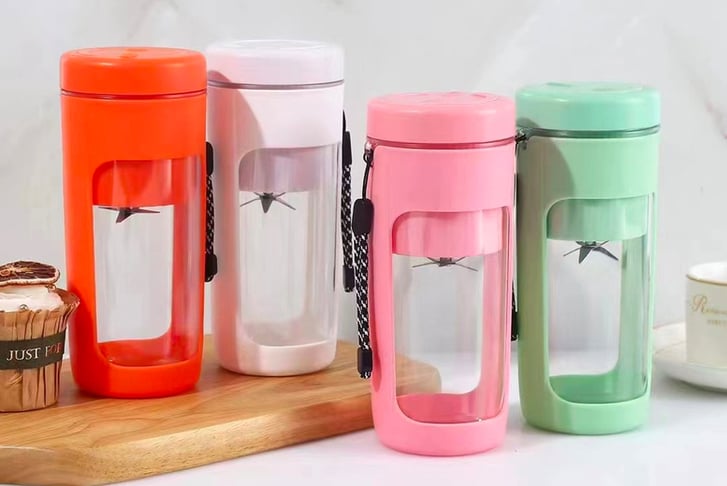 450ml-Double-Layer-USB-Wireless-Portable-Juice-Cup-1