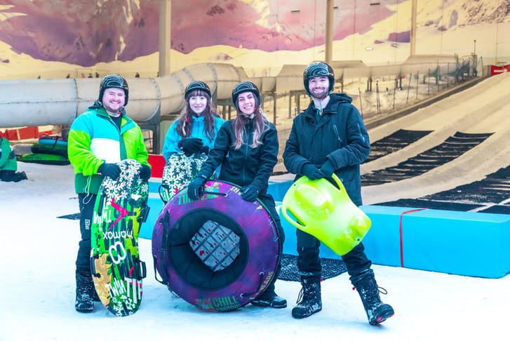 Chill Factore Snow Park Pass, Helmet & Soft Drink for 2-4 People