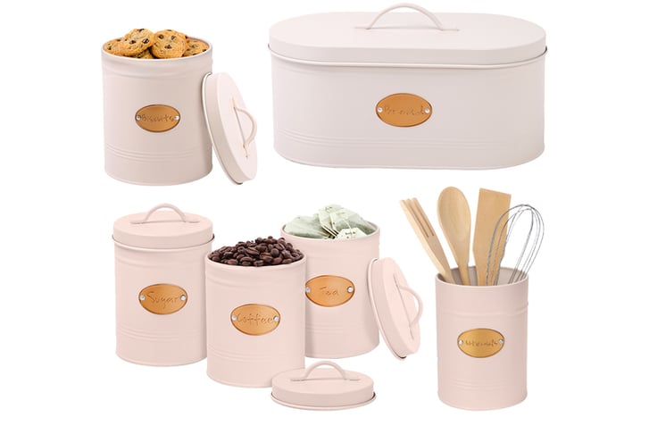 32598133-6-Piece-Cream-Kitchen-Canister-Storage-Essentials-Set-with-Copper-Badges-2