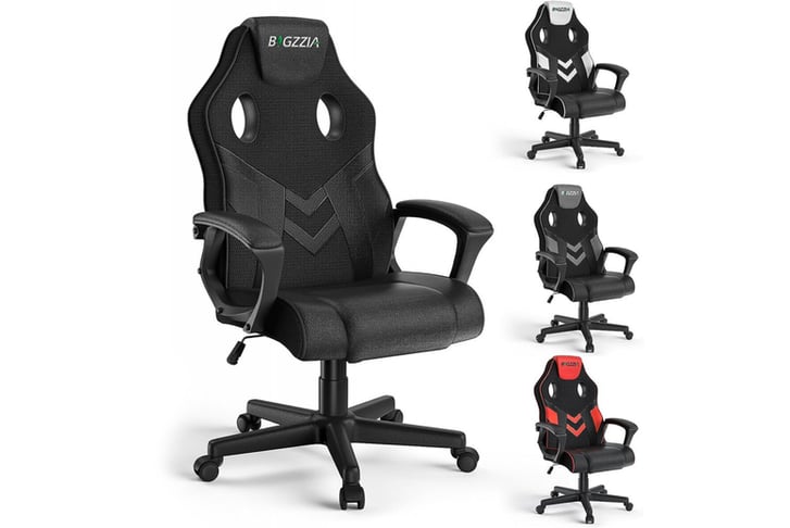 Leather-Gaming-Chair-with-Headrest-2