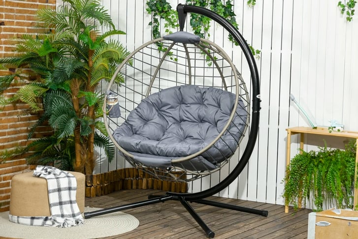 32675277-Rattan-Swing-egg-Chair,-Outdoor-Hanging-Chair-with-Metal-Stand-1