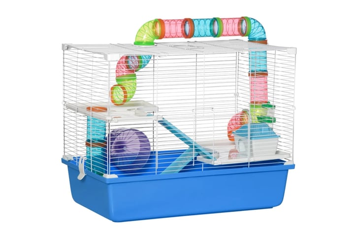 PawHut-Hamster-Cage-with-Tubes-2