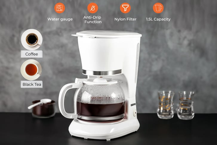 1.5L-Automatic-Drip-Filter-Coffee-Machine-In-White-1