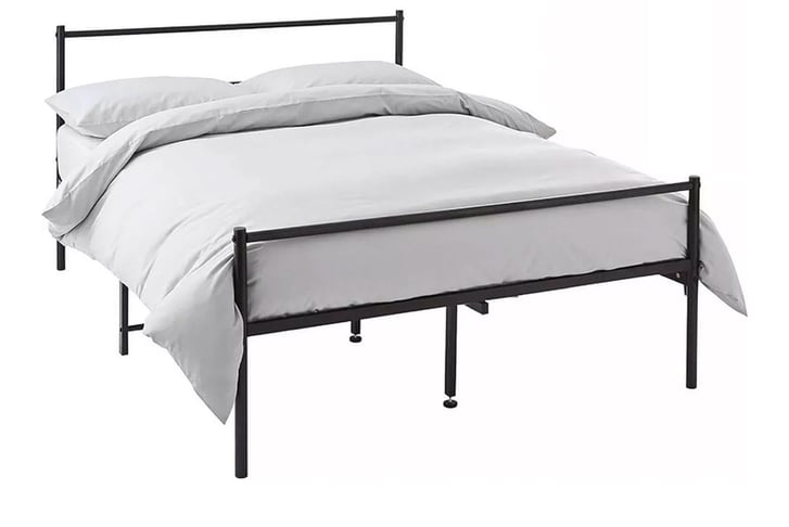 32870489-Stylish-Square-Metal-Bed-Extra-Strong-Frame-2