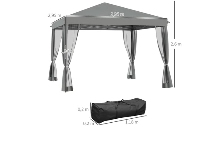 32891642-3-x-3-m-Pop-Up-Gazebo,-Garden-Tent-with-Removable-Mesh-Sidewall-Netting-7