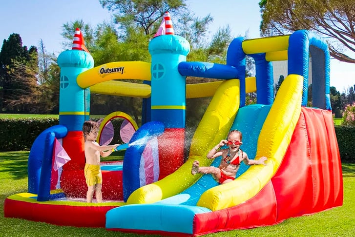 32911351-4-in-1-Kids-Bouncy-Castle-Large-Sailboat-Style-Inflatable-with-blower-1