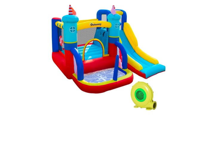 32911351-4-in-1-Kids-Bouncy-Castle-Large-Sailboat-Style-Inflatable-with-blower-2