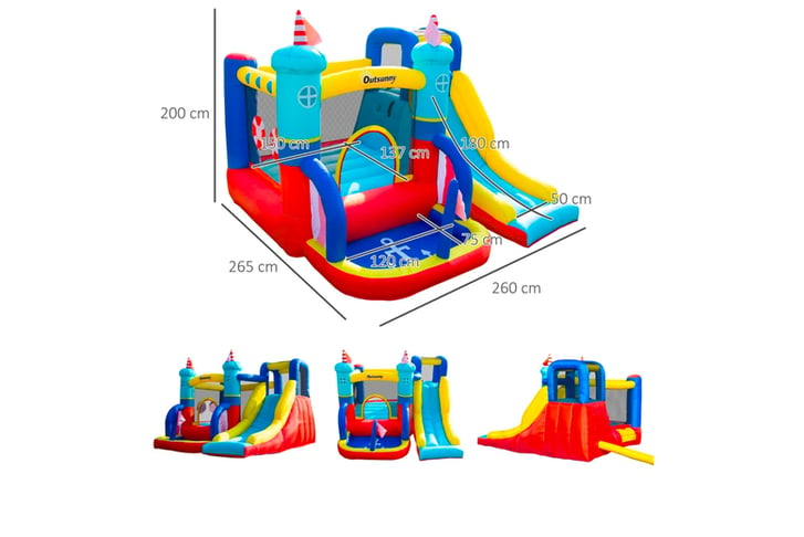32911351-4-in-1-Kids-Bouncy-Castle-Large-Sailboat-Style-Inflatable-with-blower-8