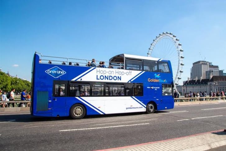 Golden Tours: Open Top London Bus Tour with Live Guide