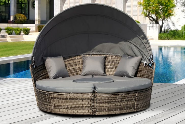 33010352-6-Seater-Outdoor-Garden-Rattan-Sun-Bed-Furniture-Set-1