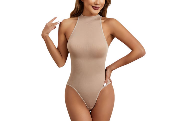 WomenTurtleneck-Sleeveless-Sexy-Bodycon-Basic-Bodysuit-2