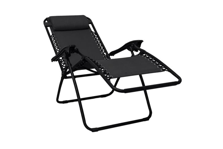 Zero Gravity Grey Garden Reclining Sun Lounger Deal - Wowcher