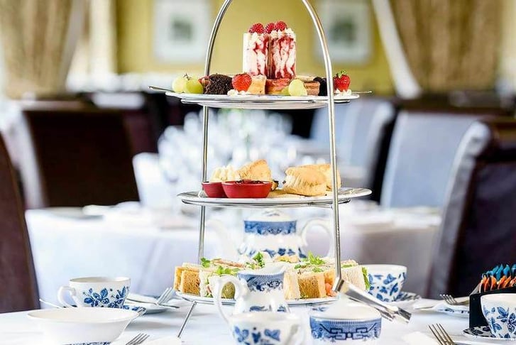 Afternoon Tea w Optional Champagne in Pitlochry - For 1 or 2