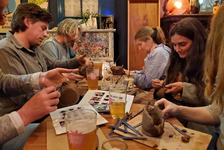 2 Hour Pottery Making Experience with Drink - Multiple Locations