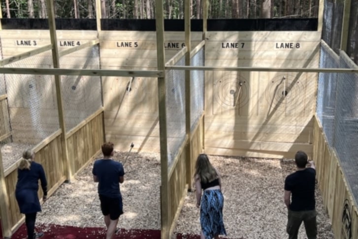 60 Min Axe Throwing Session - 2 Locations - Kent & Sussex