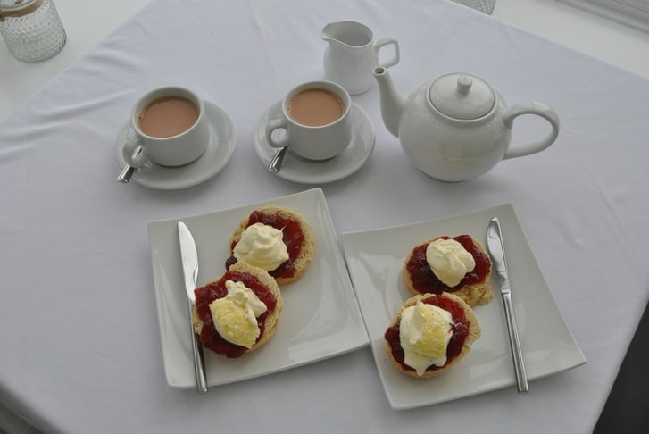 Cornish Afternoon Tea for 2 with 2 Options