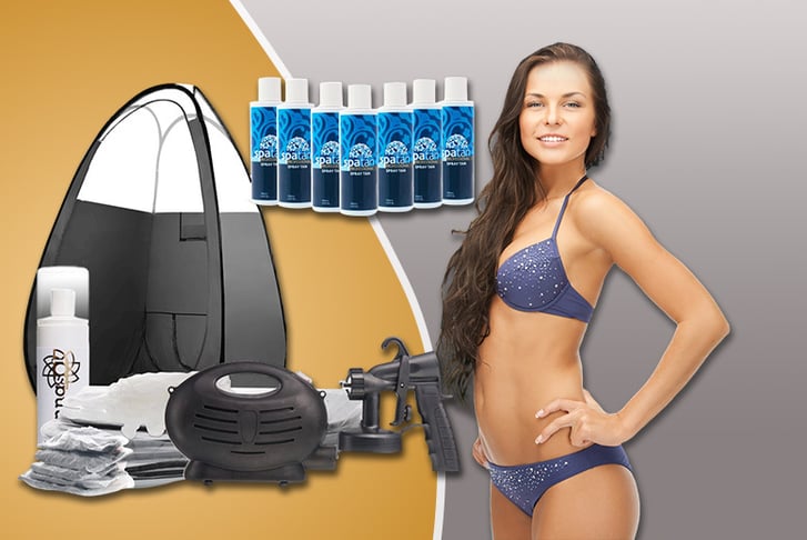 Sienna Sol - Spray tanning kit and tent 