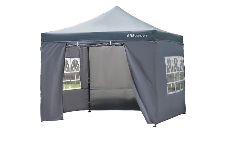 3x3m Waterproof Commercial Grade Grey Gazebo Deal - Pop Up Market Stall ...