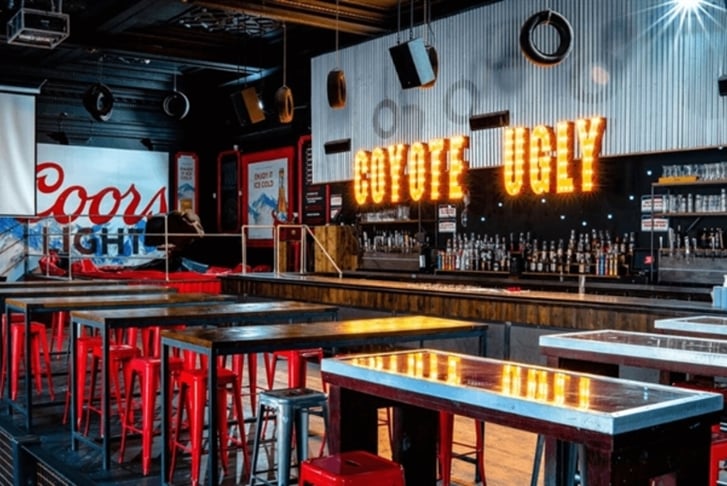 Coyote Ugly 'Bottomless' Burger Afternoon Tea For 2 - 5 Locations