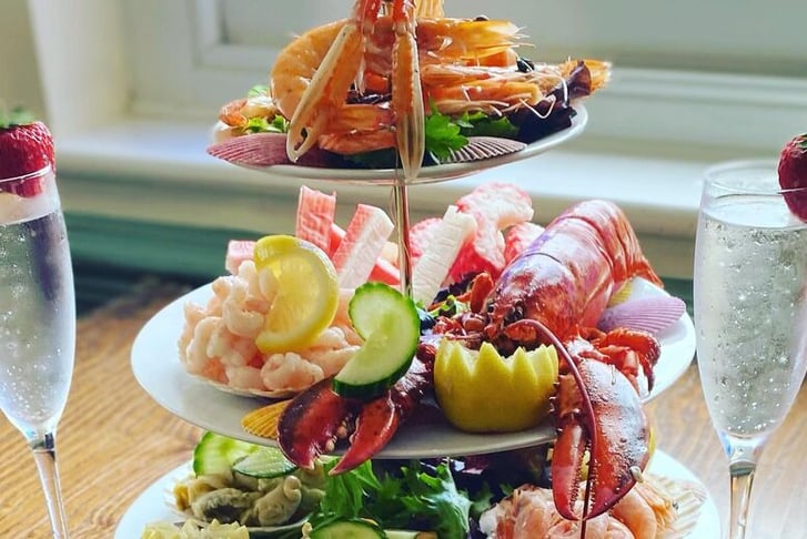 Luxury Seafood Prosecco Afternoon Tea - Tarantino's - Sunderland