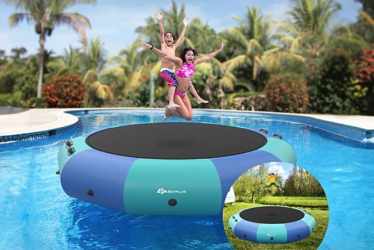 Floating trampoline hotsell