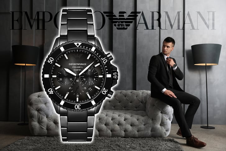 Armani watches ceramic best sale