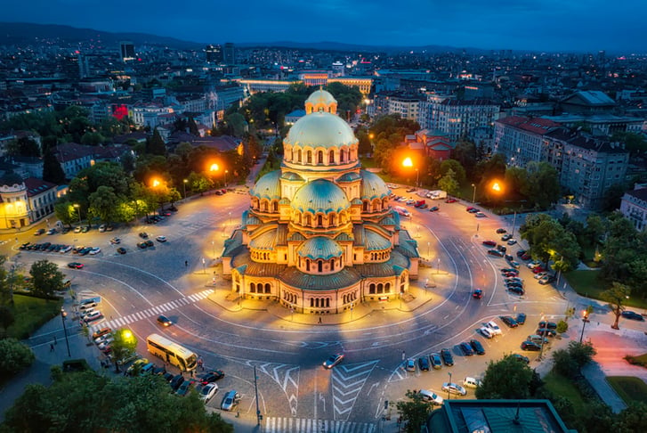 Alexander Nevsky Cathedral in Sofia, Bulgaria